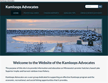 Tablet Screenshot of kamloopsadvocates.org